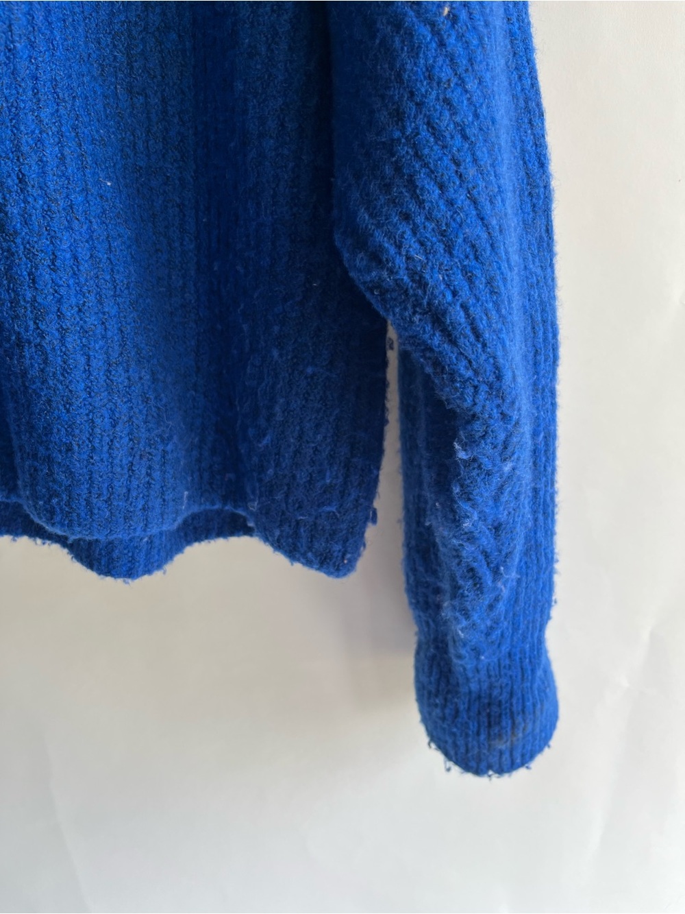 Gianni Bini Sweater Bright Royal Blue Sz XXL Mock Turtleneck EUC - Picture 5 of 5